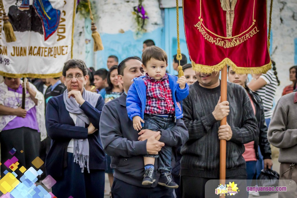 11. Miercoles Santo en San Juan Sacatepequez 2016 Procesión de Jesus de la Caida