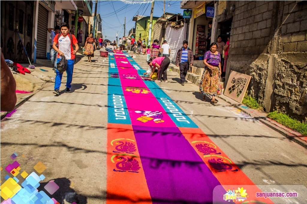 2. Jueves Santo Jesus Nazareno San Juan Sacatepequez Alfombras zona 4