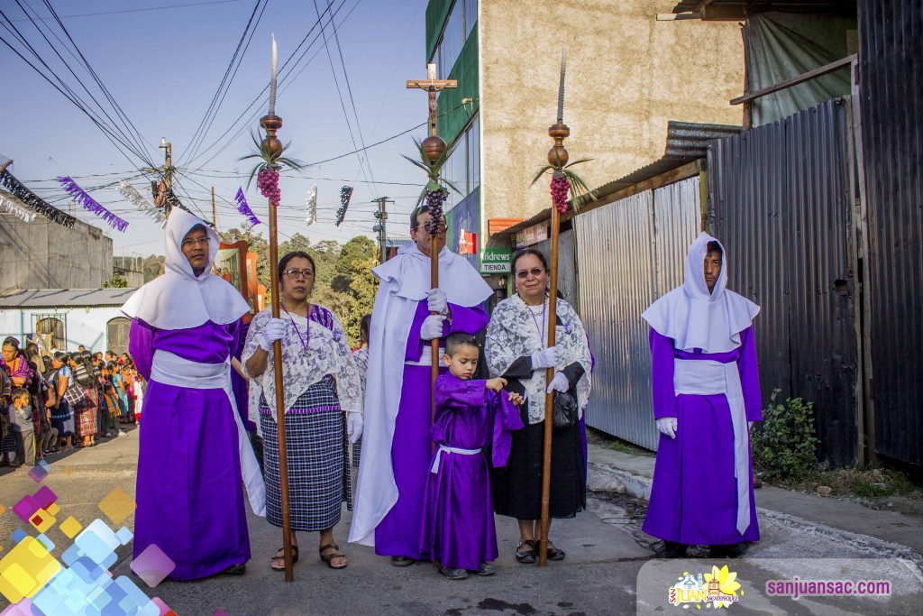 7. Miercoles Santo en San Juan Sacatepequez 2016 Procesión de Jesus de la Caida