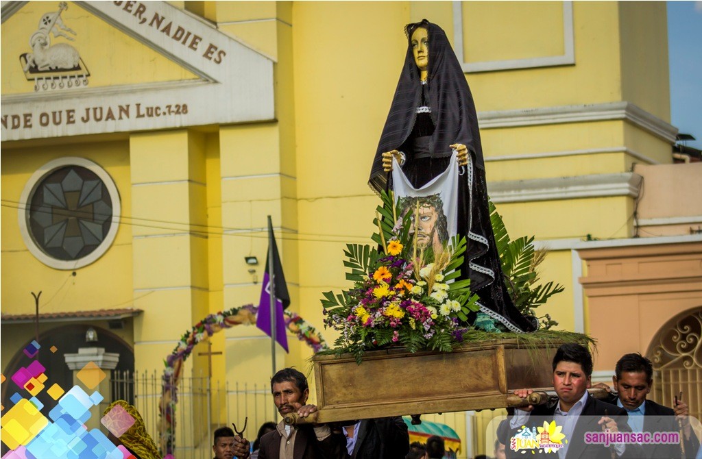 17. Via Crucis, Costumbres y Tradiciones de San Juan Sacatepequez, Semana Santa en Guatemala