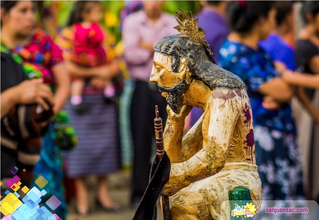 19. Via Crucis, Costumbres y Tradiciones de San Juan Sacatepequez, Semana Santa en Guatemala