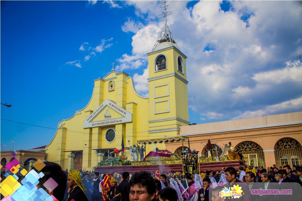 21. Via Crucis, Costumbres y Tradiciones de San Juan Sacatepequez, Semana Santa en Guatemala