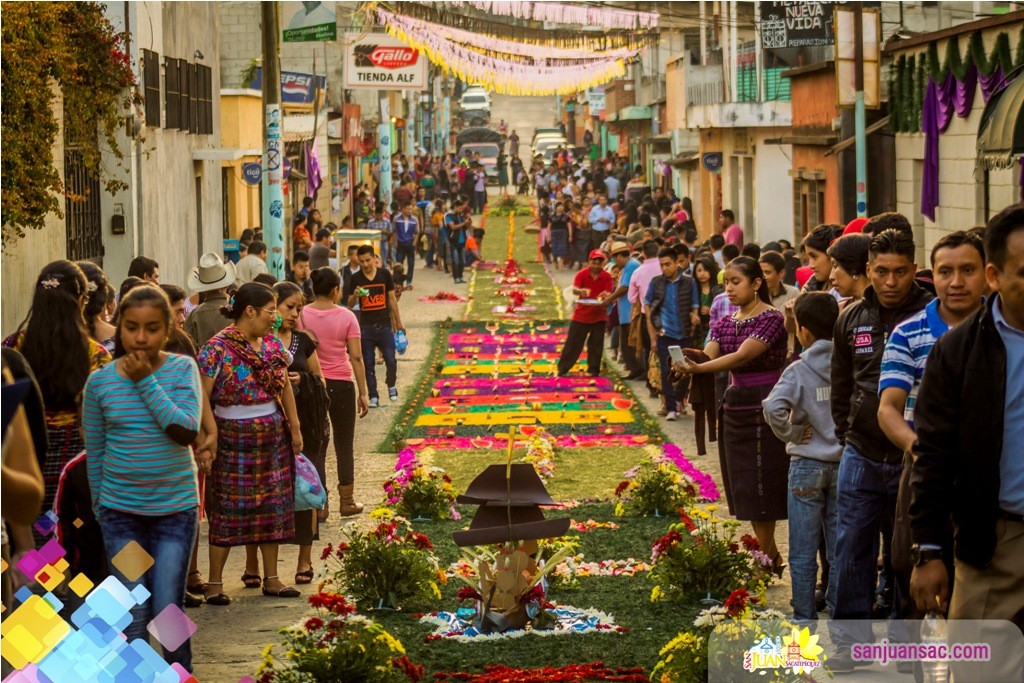 25. Via Crucis, Costumbres y Tradiciones de San Juan Sacatepequez, Semana Santa en Guatemala