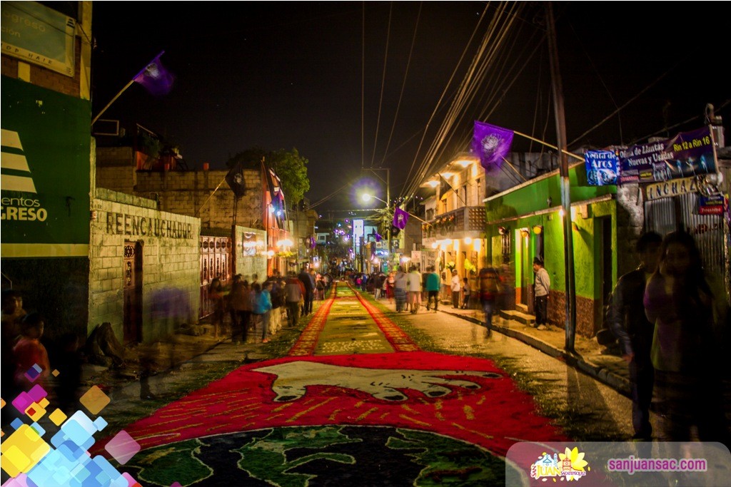 28. Via Crucis, Costumbres y Tradiciones de San Juan Sacatepequez, Semana Santa en Guatemala