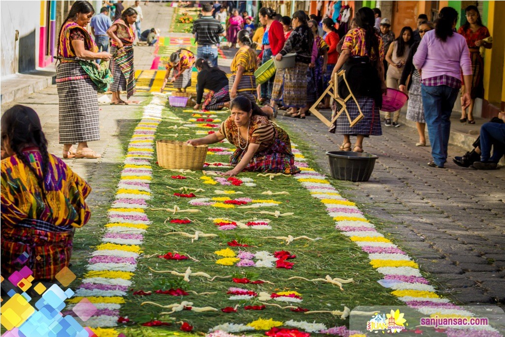 3.Via Crucis, Costumbres y Tradiciones de San Juan Sacatepequez, Semana Santa en Guatemala