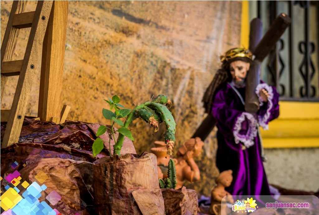 6. Via Crucis, Costumbres y Tradiciones de San Juan Sacatepequez, Semana Santa en Guatemala